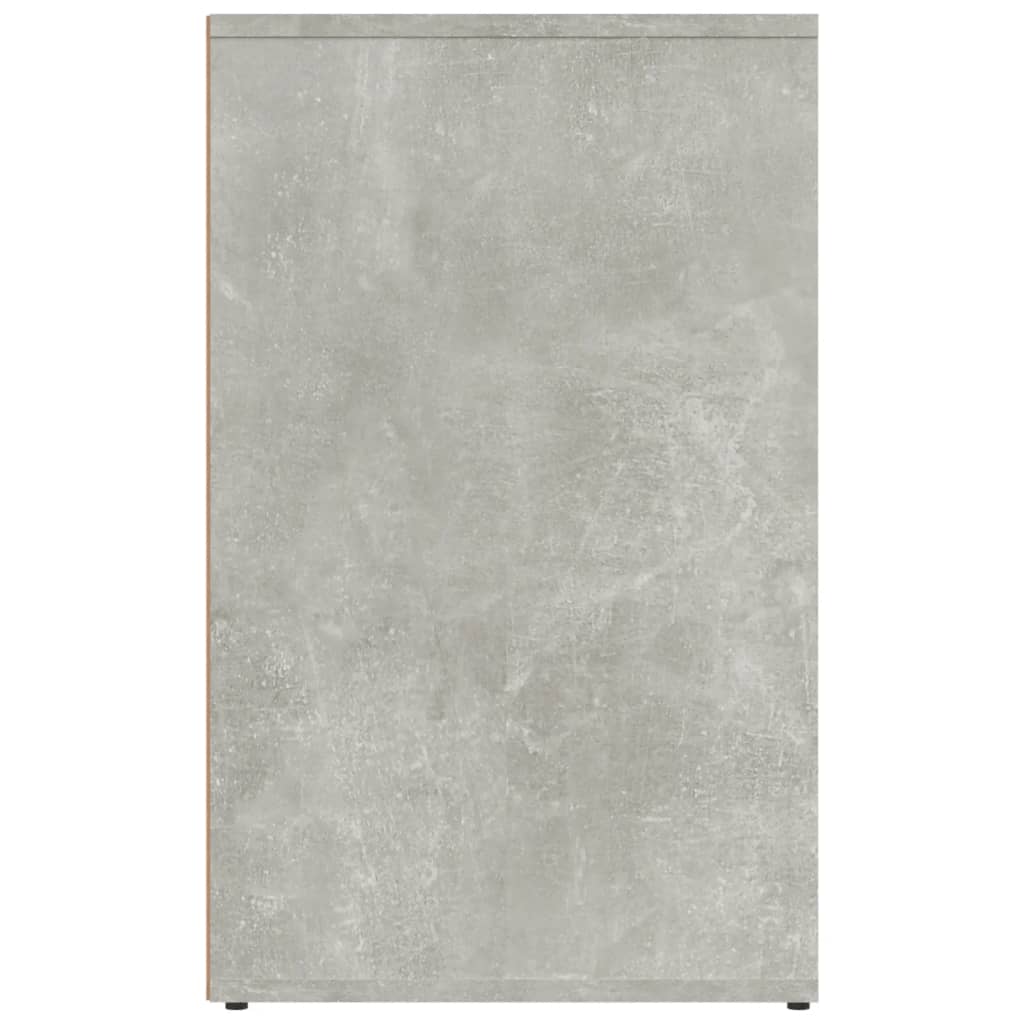 skab 80x40x65 cm konstrueret træ betongrå