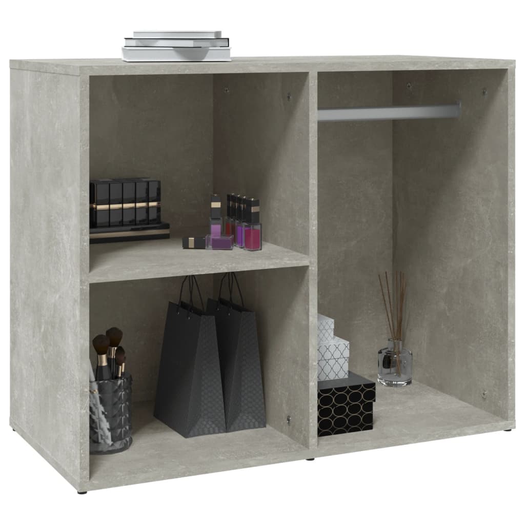 skab 80x40x65 cm konstrueret træ betongrå