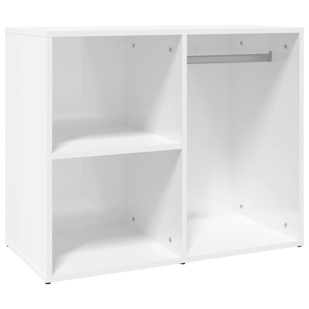 skab 80x40x65 cm konstrueret træ hvid højglans