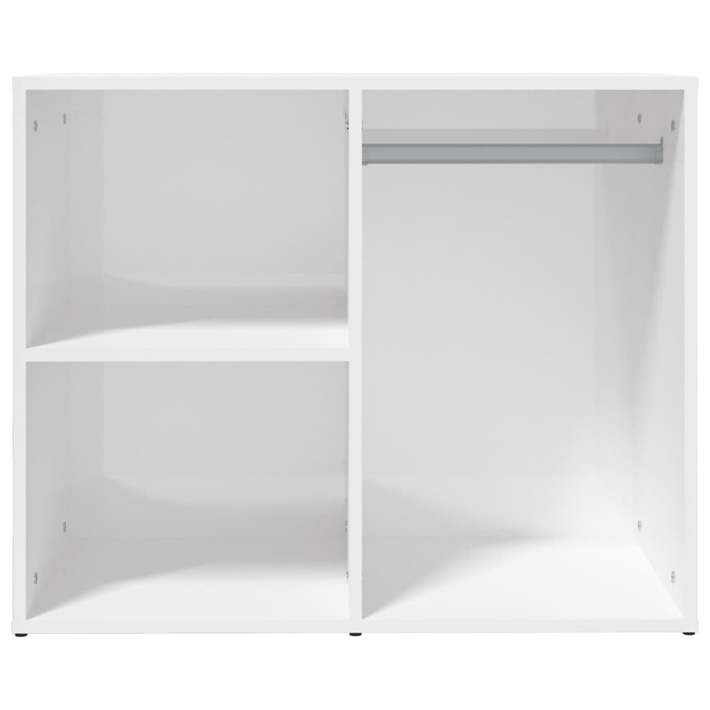 skab 80x40x65 cm konstrueret træ hvid højglans