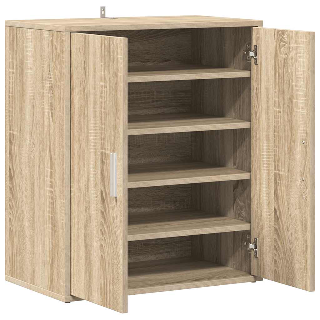 skoreol 60x35x70 cm konstrueret træ sonoma-eg