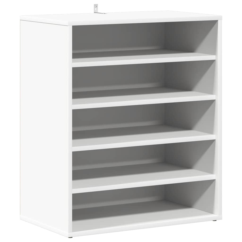 skoreol 60x35x70 cm konstrueret træ hvid
