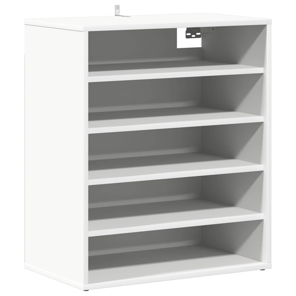 skoreol 60x35x70 cm konstrueret træ hvid