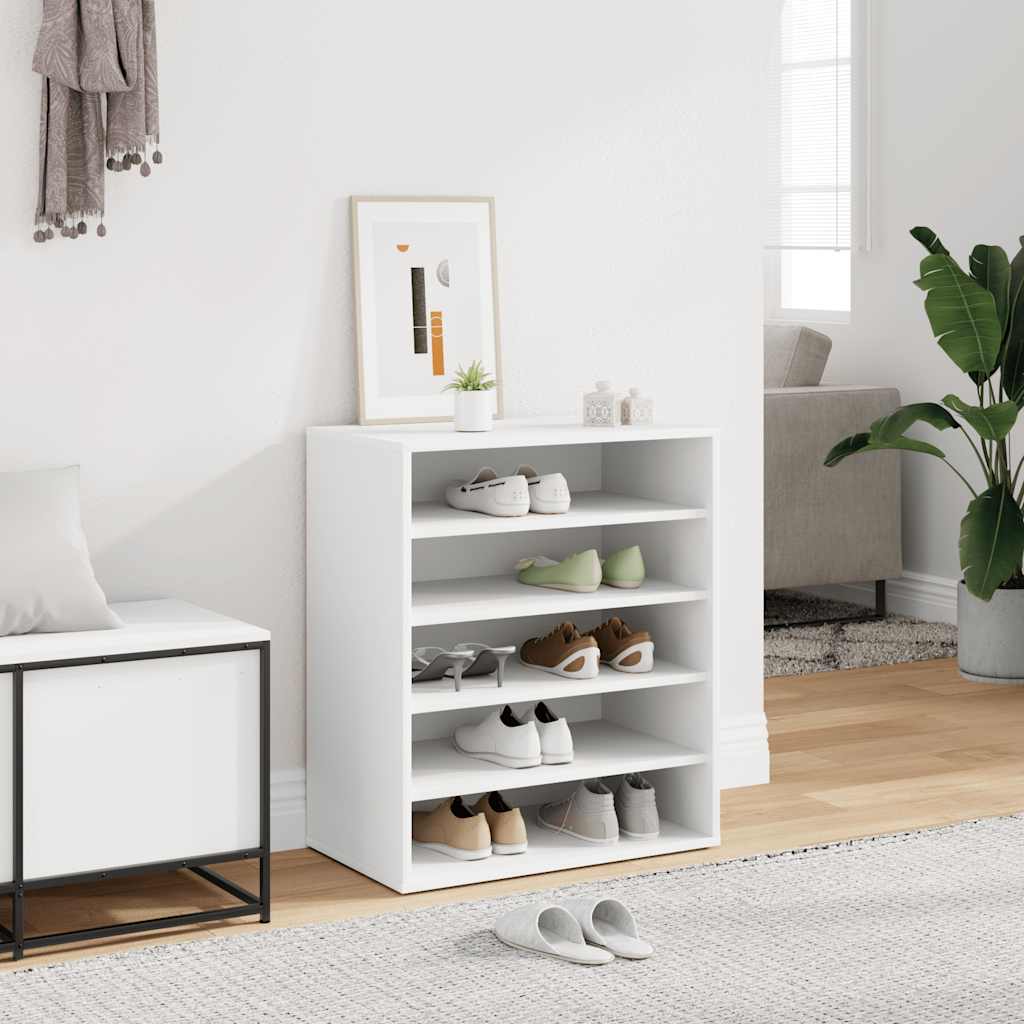 skoreol 60x35x70 cm konstrueret træ hvid