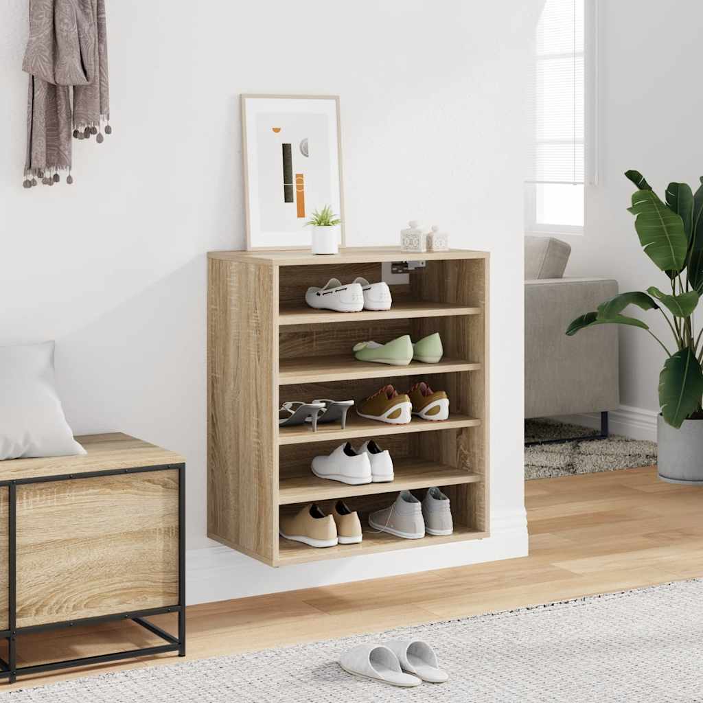 skoreol 60x35x70 cm konstrueret træ sonoma-eg