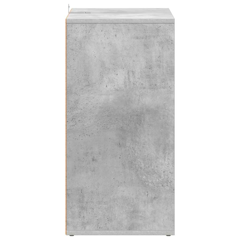 skoreol 60x35x70 cm konstrueret træ betongrå