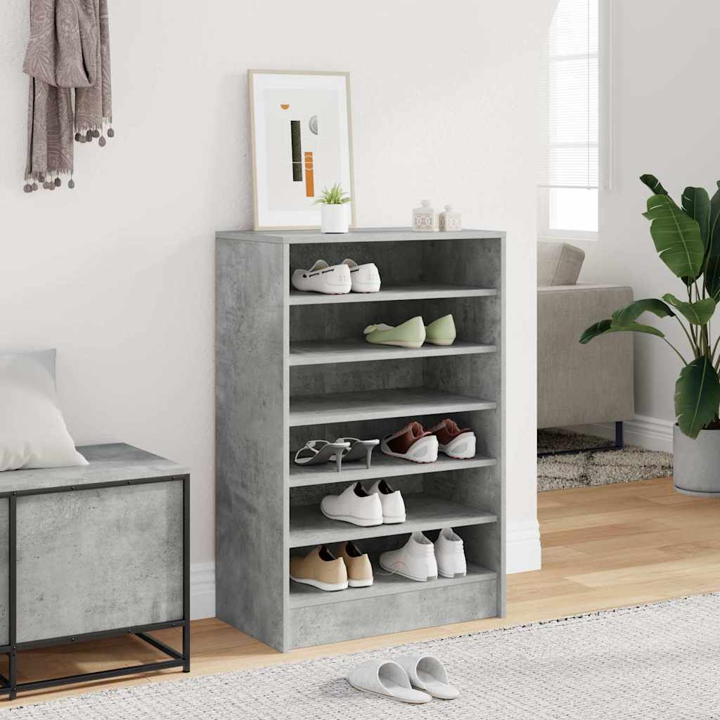 skoreol 60x35x92 cm konstrueret træ betongrå