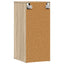 skoskab 32x35x70 cm spånplade sonoma-eg