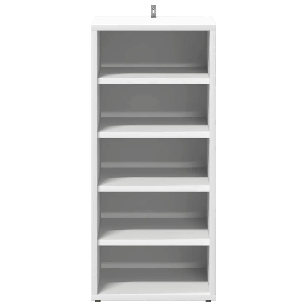 skoreoler 2 stk. 31,5x35x70 cm konstrueret træ hvid