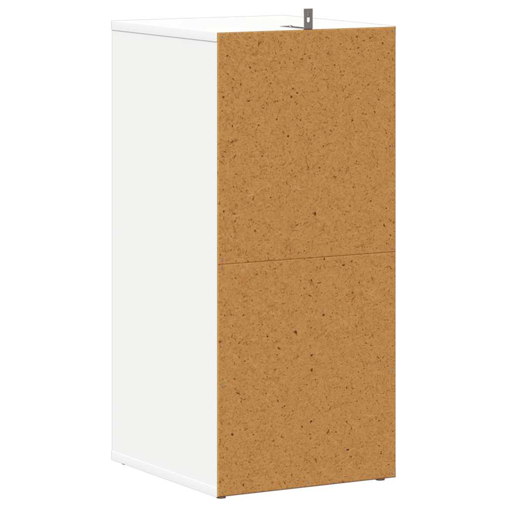 skoreoler 2 stk. 31,5x35x70 cm konstrueret træ hvid