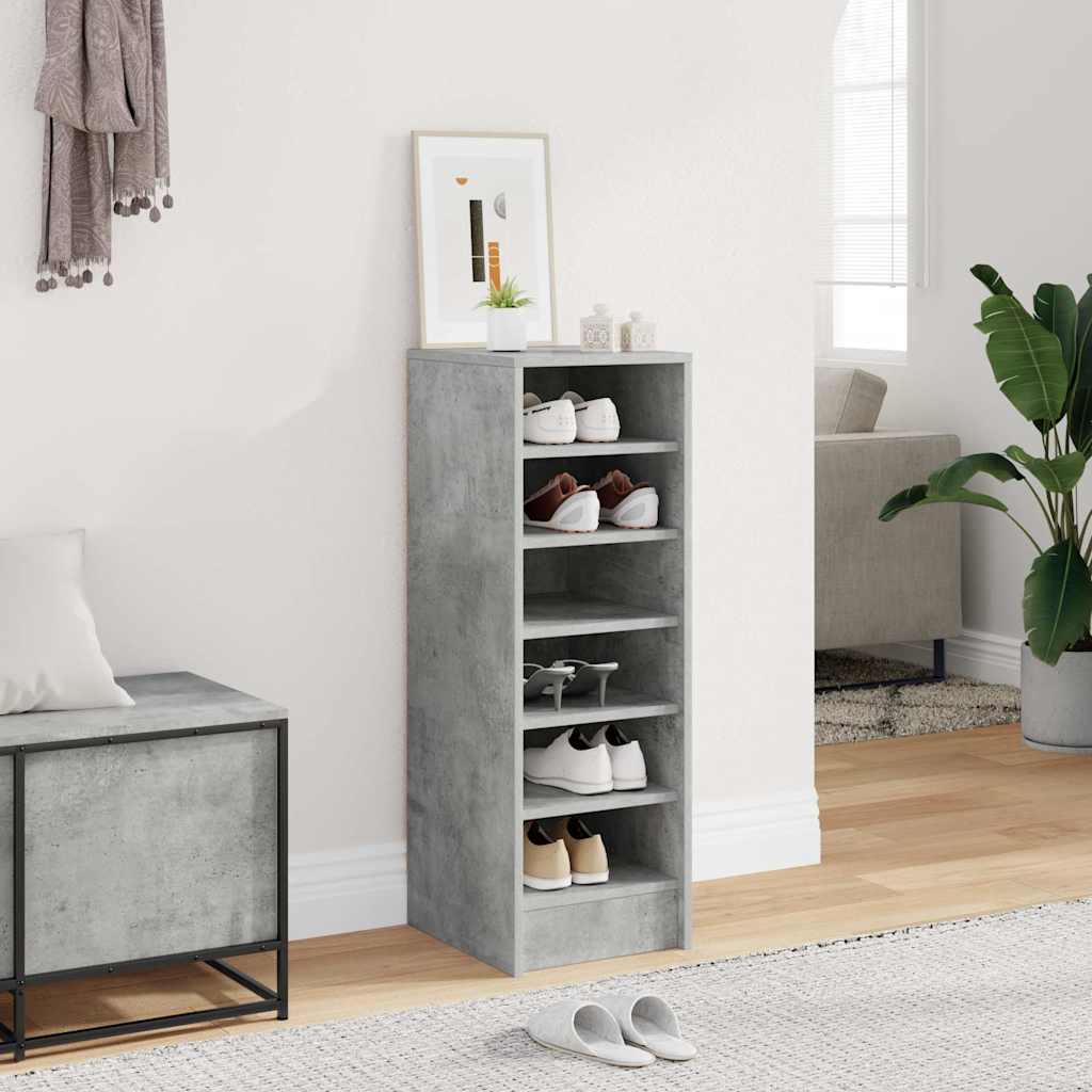 skoreol 31,5x35x90 cm konstrueret træ betongrå