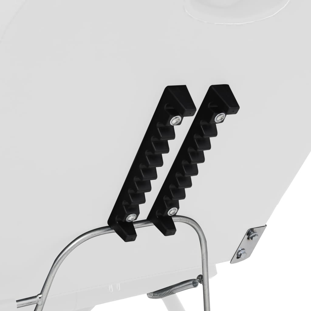 behandlerbriks 180x62x78 cm kunstlæder hvid