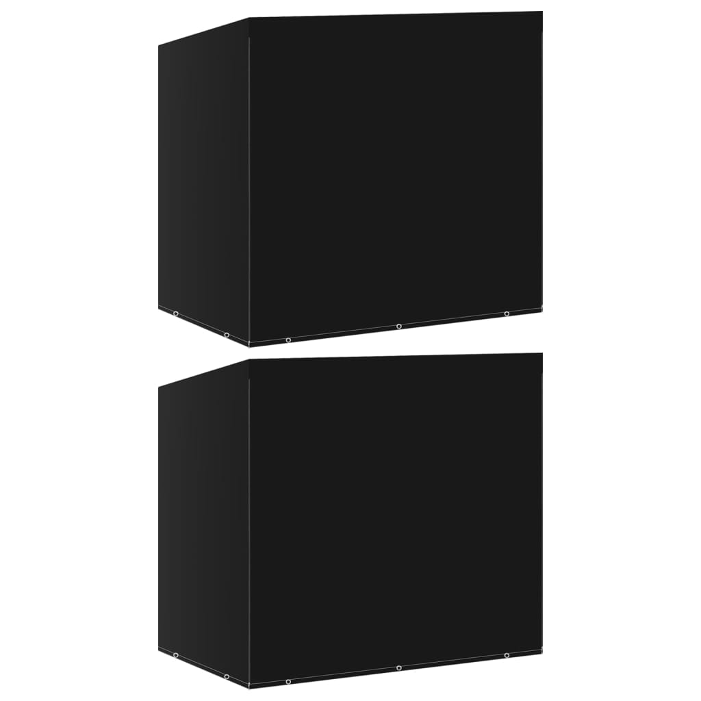 overtræk til hængesofa 2 stk. 255x145x170 cm 2 lynlåse