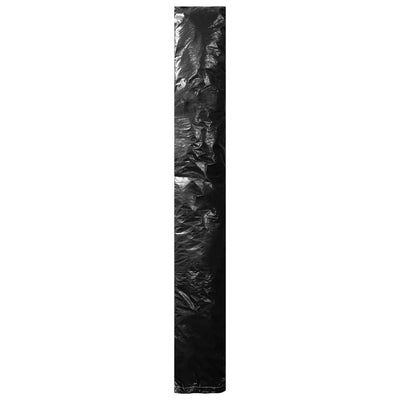parasolovertræk med lynlås 2 stk. 250 cm PE