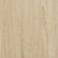 sidebord 33x33x34,5 cm konstrueret træ sonoma-eg