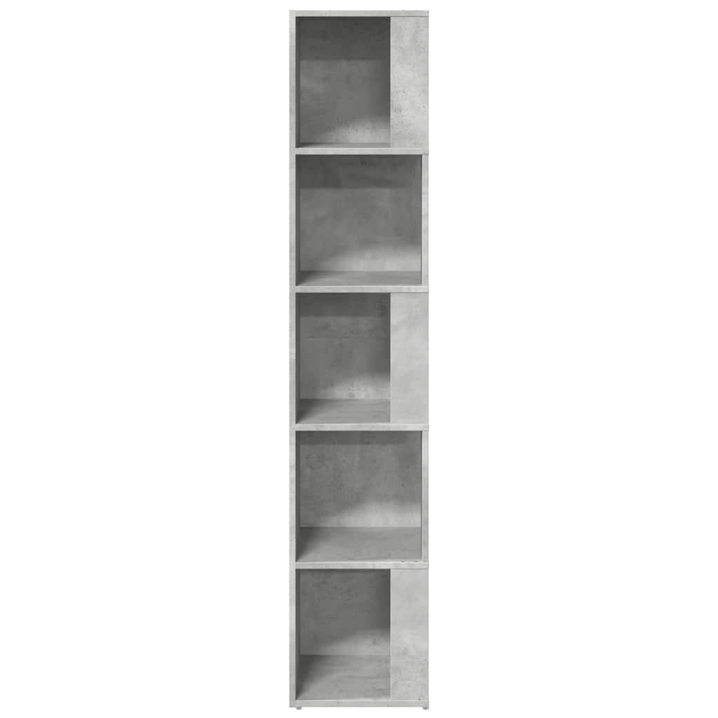 Hjørneskabe 33 x 33 x 165 cm Engineered wood Betongrå