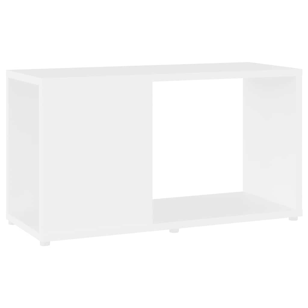 tv-bord 60x24x32 cm konstrueret træ hvid