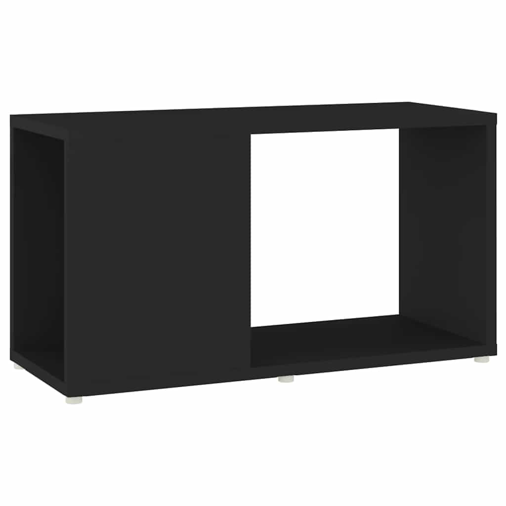 tv-bord 60x24x32 cm konstrueret træ sort