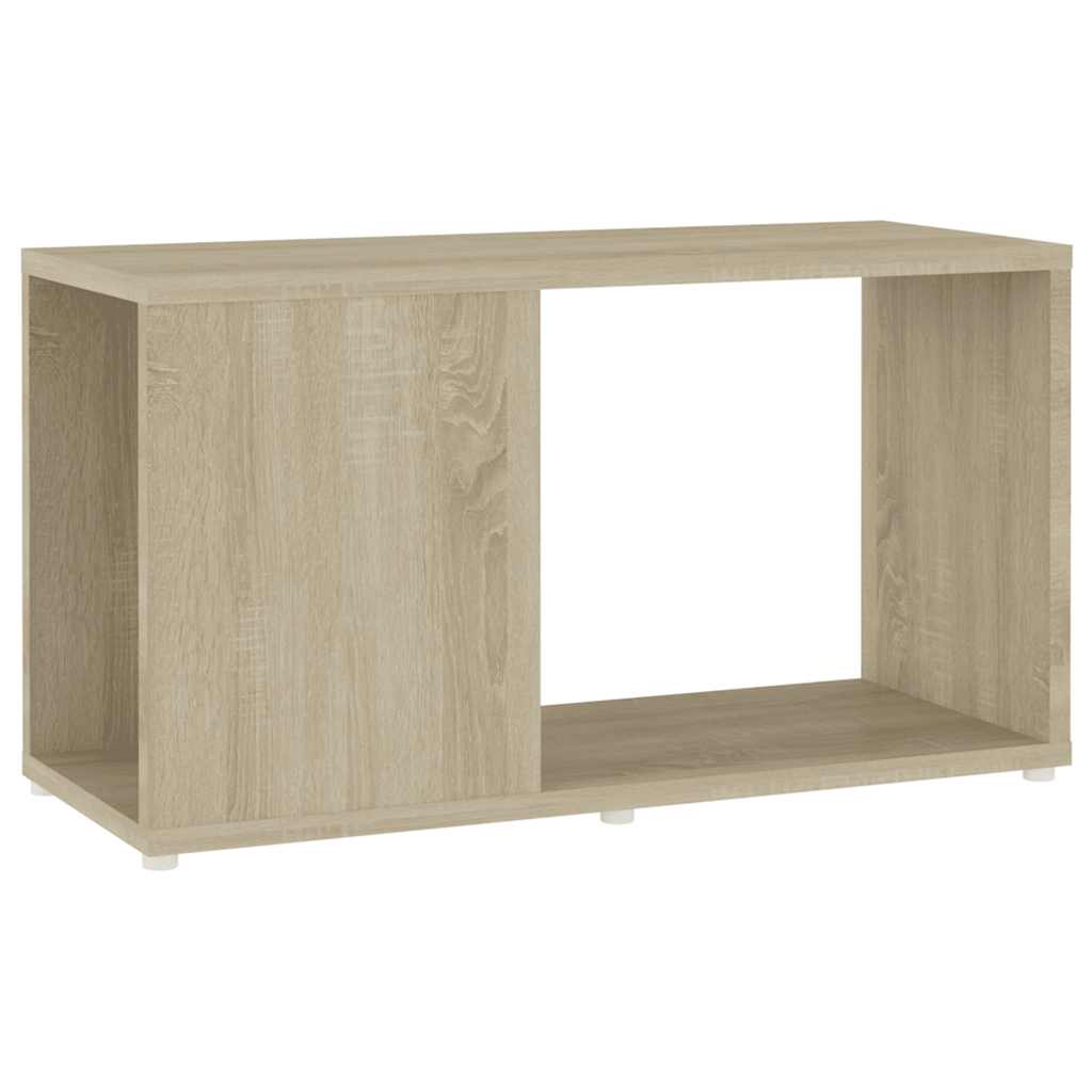tv-bord 60x24x32 cm konstrueret træ sonoma-eg
