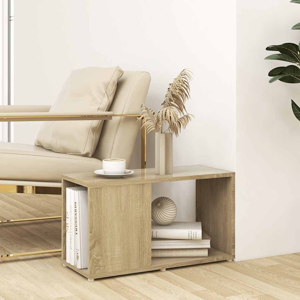 tv-bord 60x24x32 cm konstrueret træ sonoma-eg