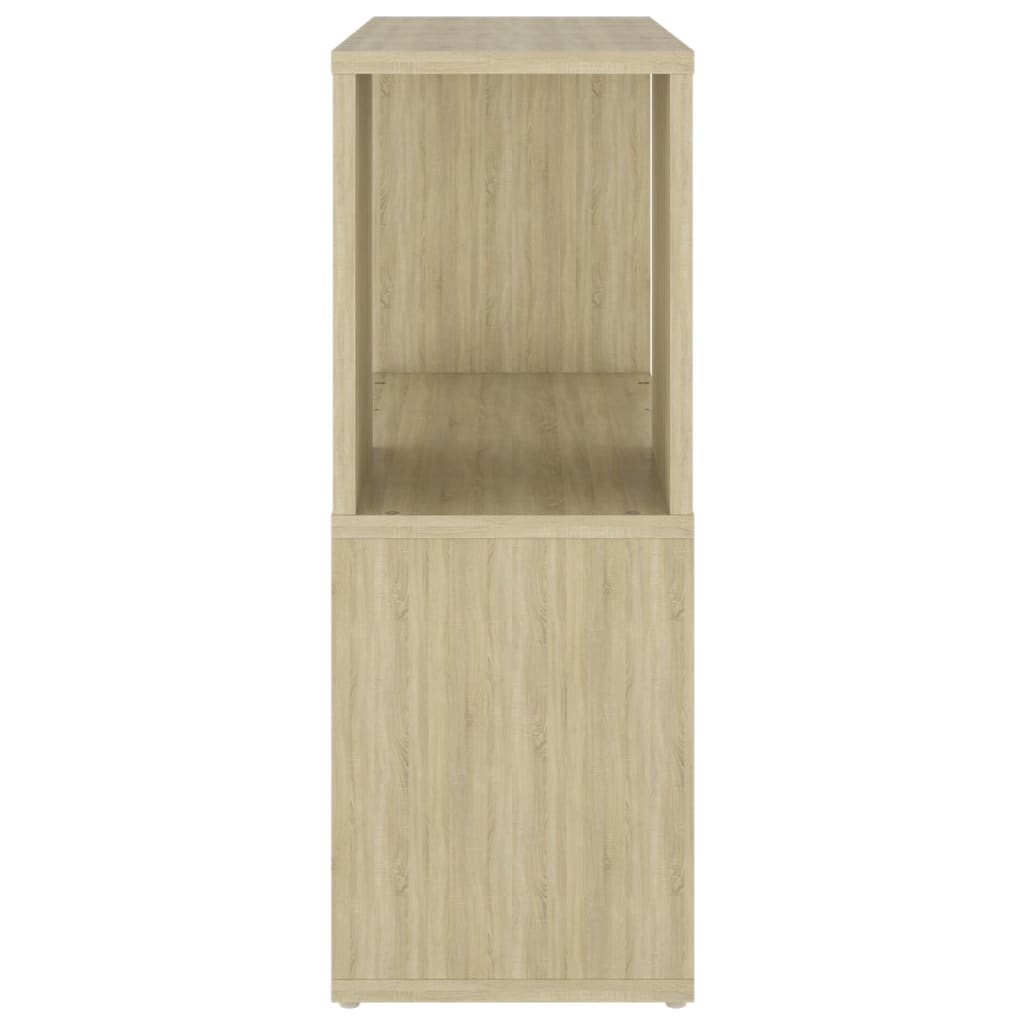 bogreol 60x24x63 cm konstrueret træ sonoma-eg
