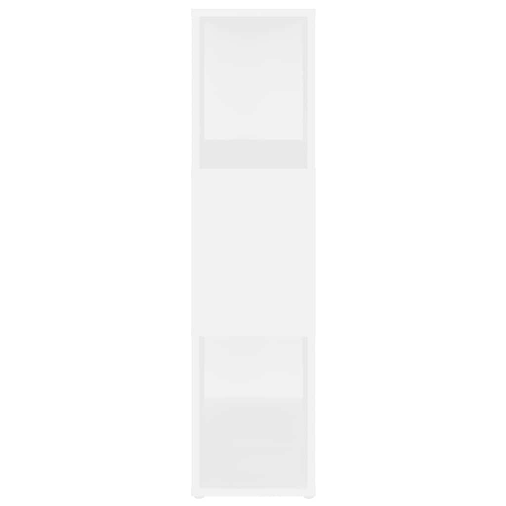 bogreol/rumdeler 60x24x94 cm konstrueret træ hvid