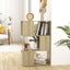 bogreol/rumdeler 60x24x94 cm konstrueret træ sonoma-eg