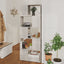 bogreol/rumdeler 60x24x155 cm konstrueret træ betongrå