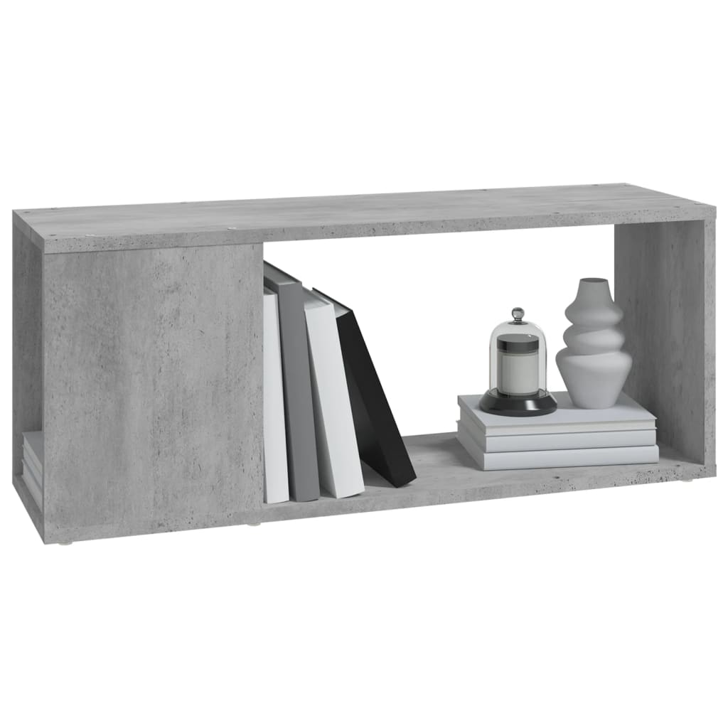 tv-bord 80x24x32 cm konstrueret træ betongrå