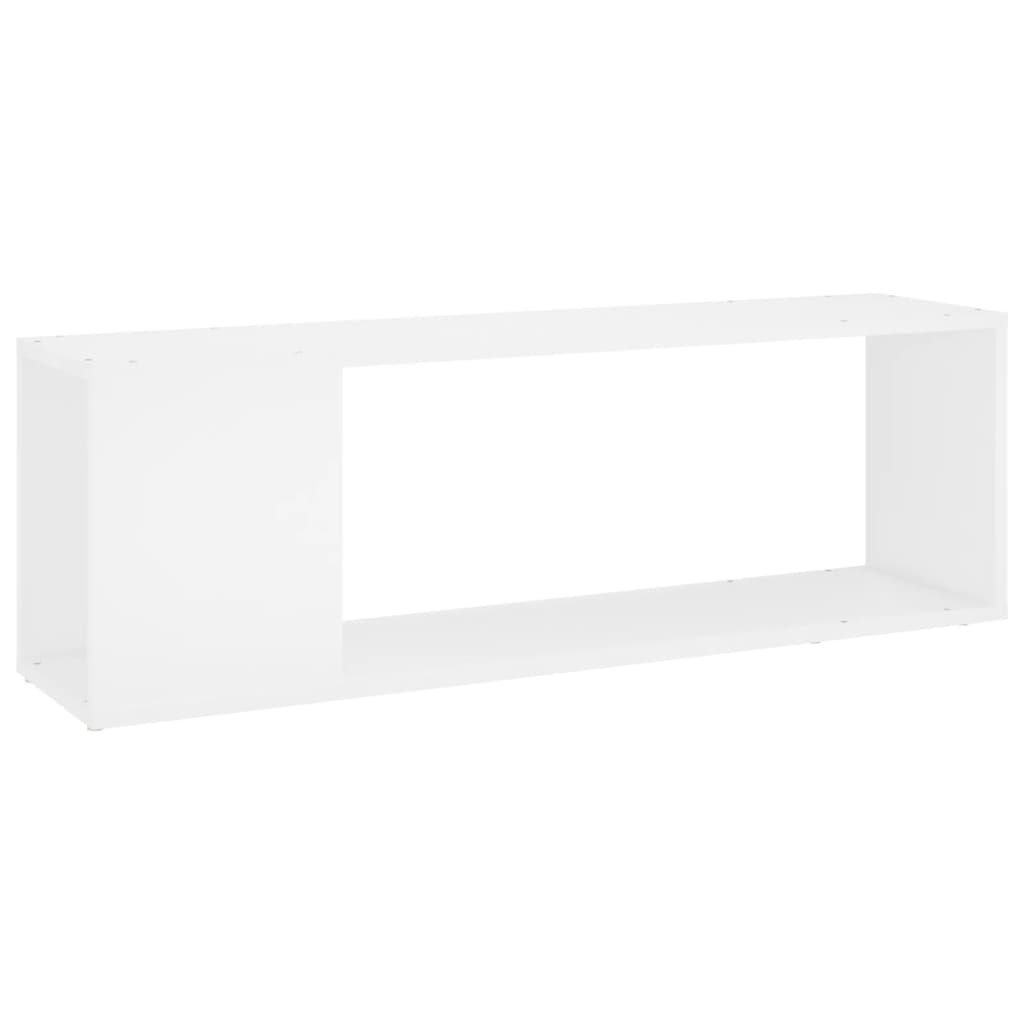 tv-bord 100x24x32 cm konstrueret træ hvid
