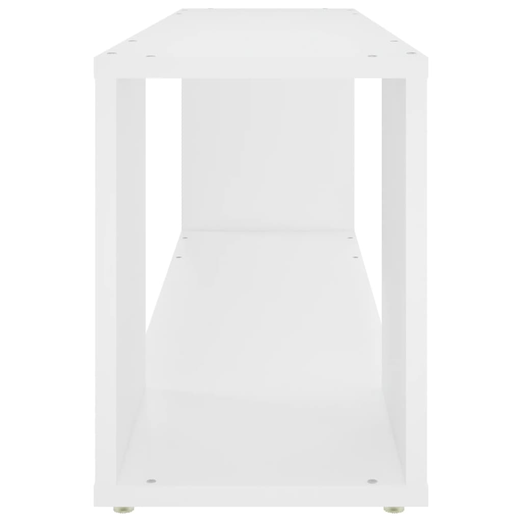 tv-bord 100x24x32 cm konstrueret træ hvid