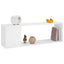tv-bord 100x24x32 cm konstrueret træ hvid