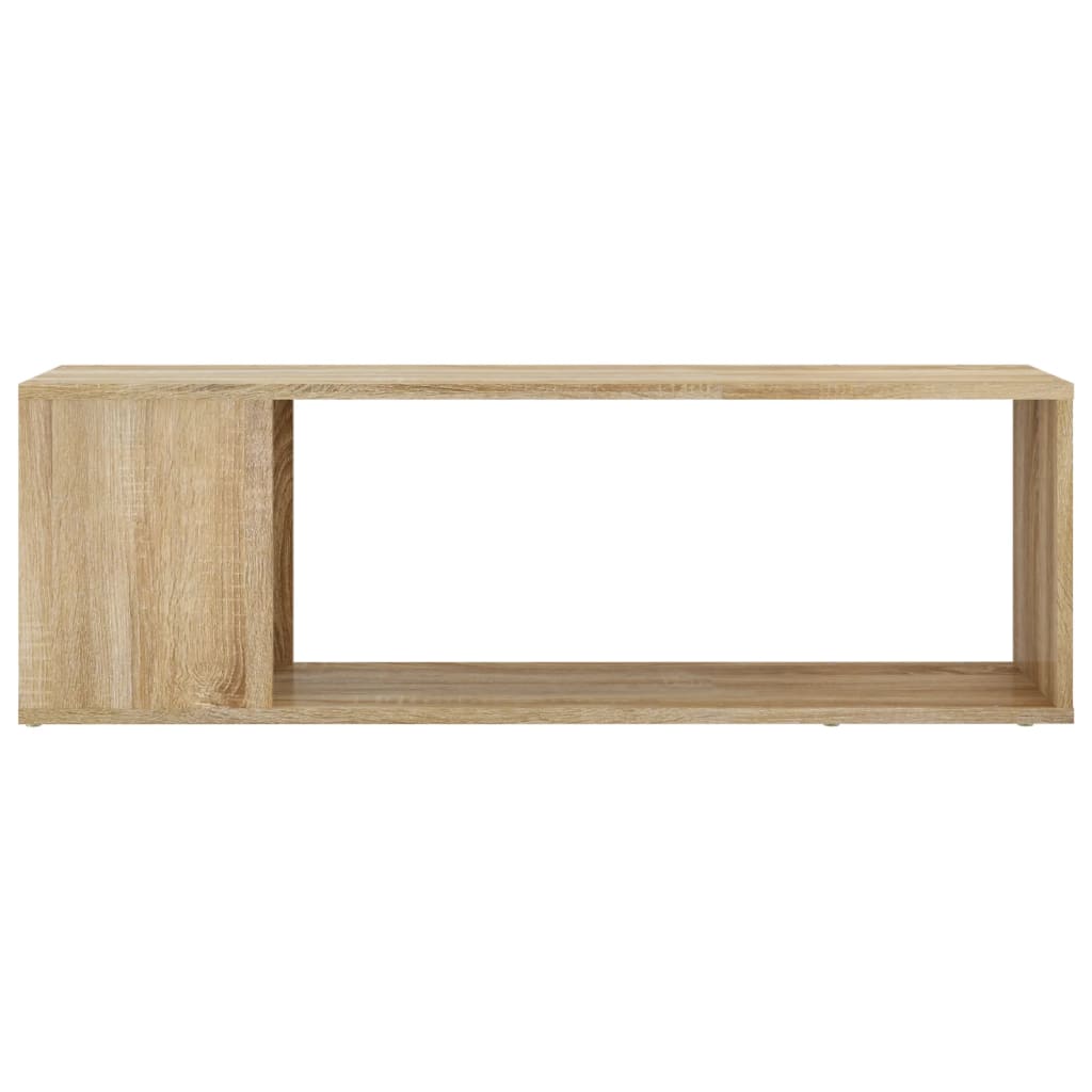 tv-bord 100x24x32 cm konstrueret træ sonoma-eg
