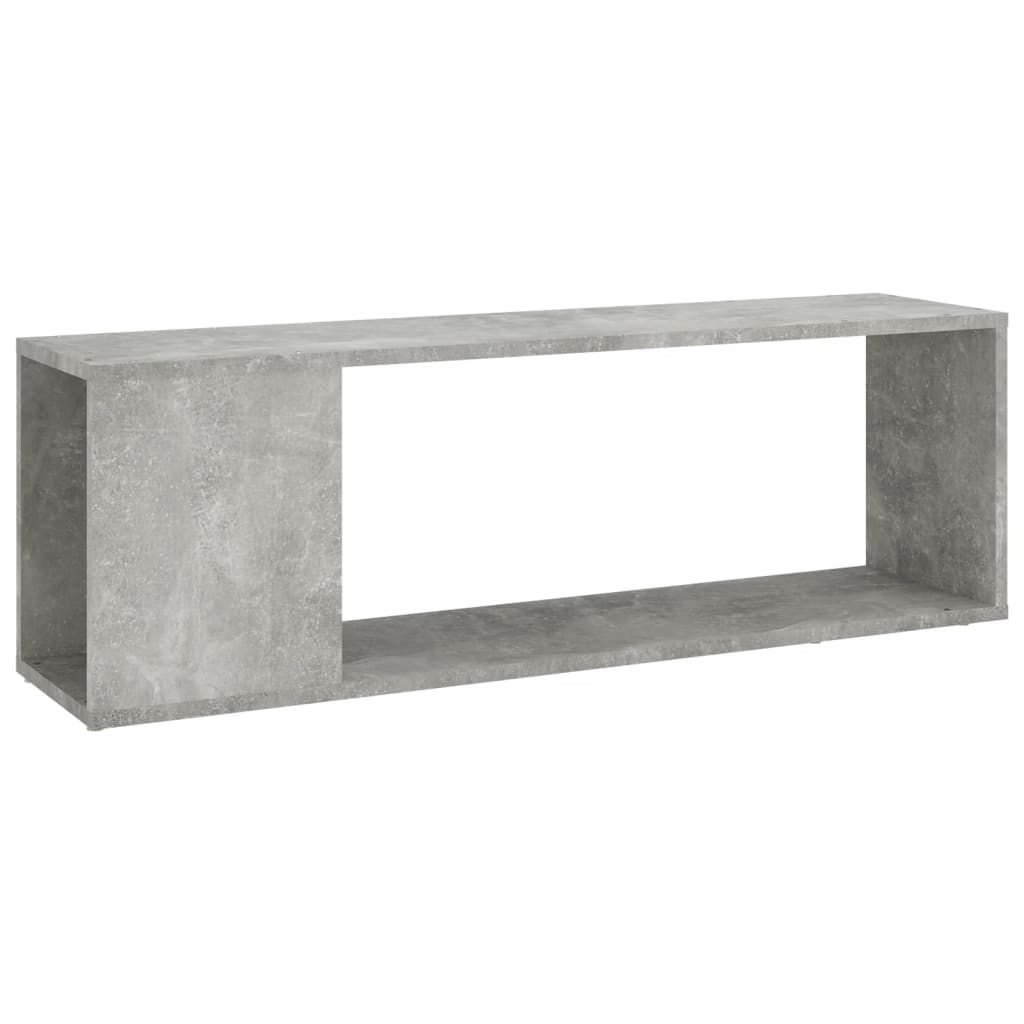 tv-bord 100x24x32 cm konstrueret træ betongrå
