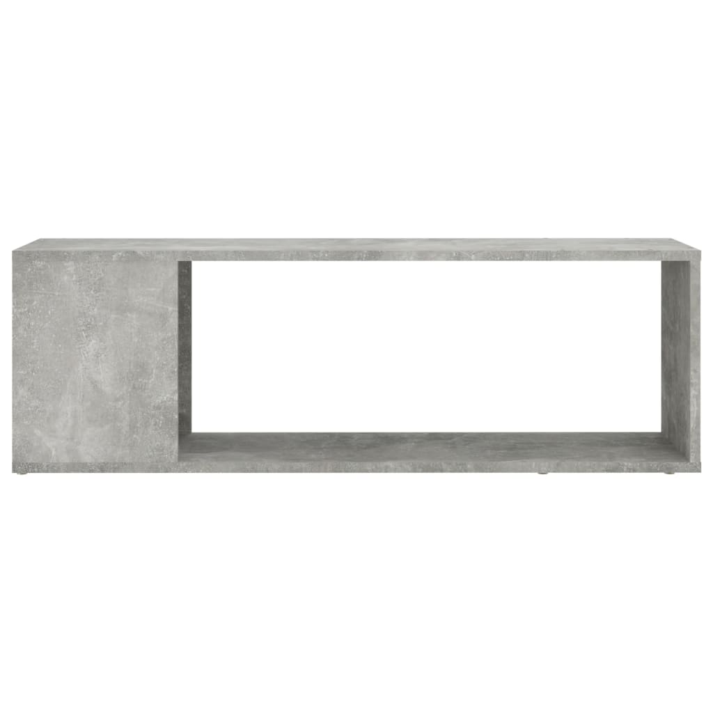 tv-bord 100x24x32 cm konstrueret træ betongrå