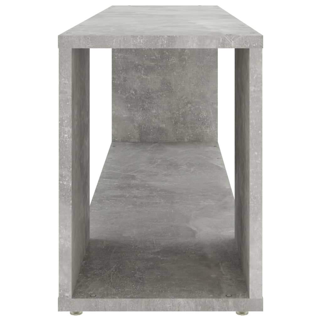 tv-bord 100x24x32 cm konstrueret træ betongrå