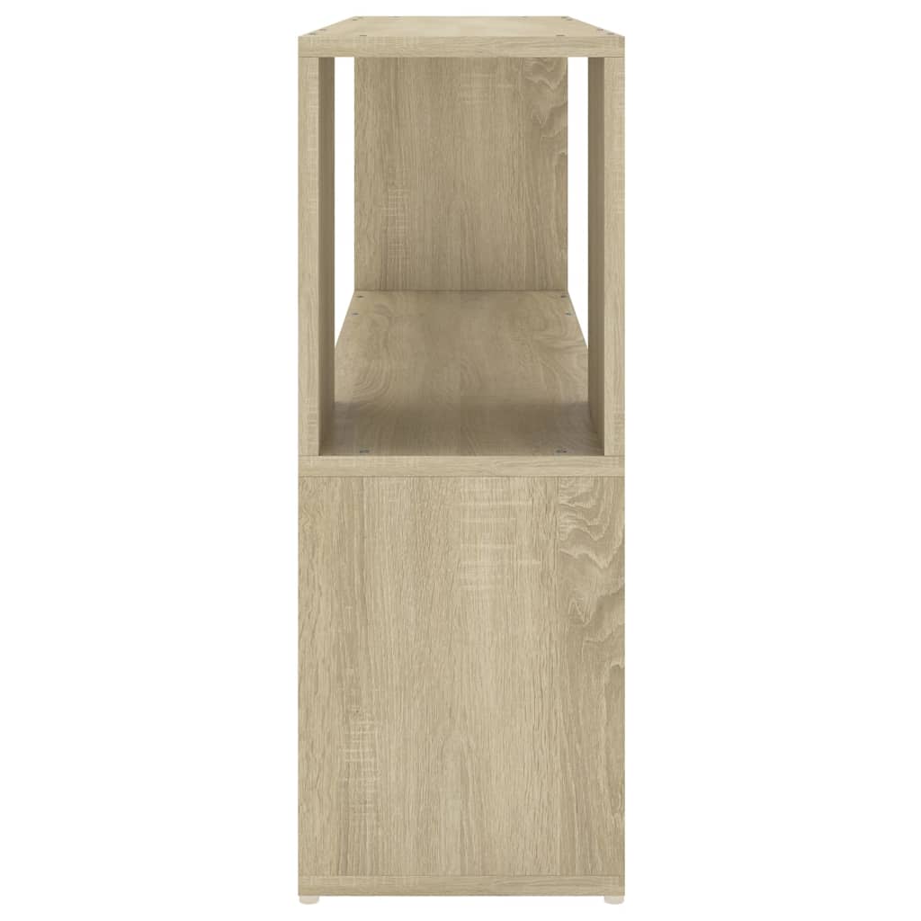 bogreol 100x24x63 cm konstrueret træ sonoma-eg