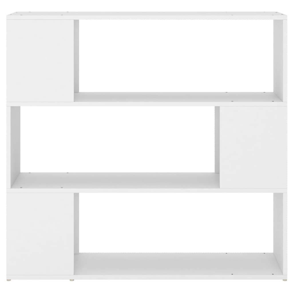 bogreol/rumdeler 100x24x94 cm hvid