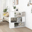 bogreol/rumdeler 100x24x94 cm hvid