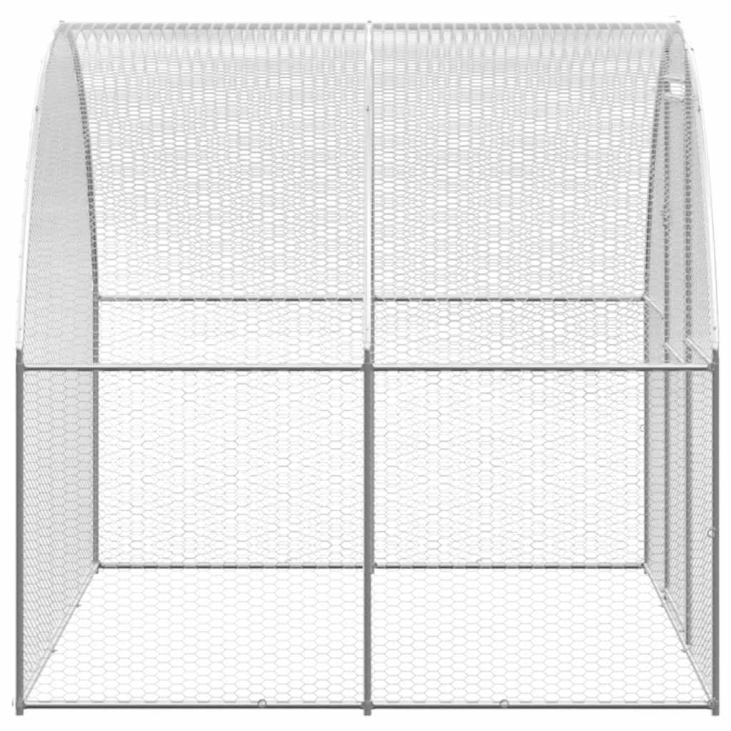 hønsehus 3x2x2 m galvaniseret stål