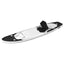 oppusteligt paddleboardsæt 300x76x10 cm sort