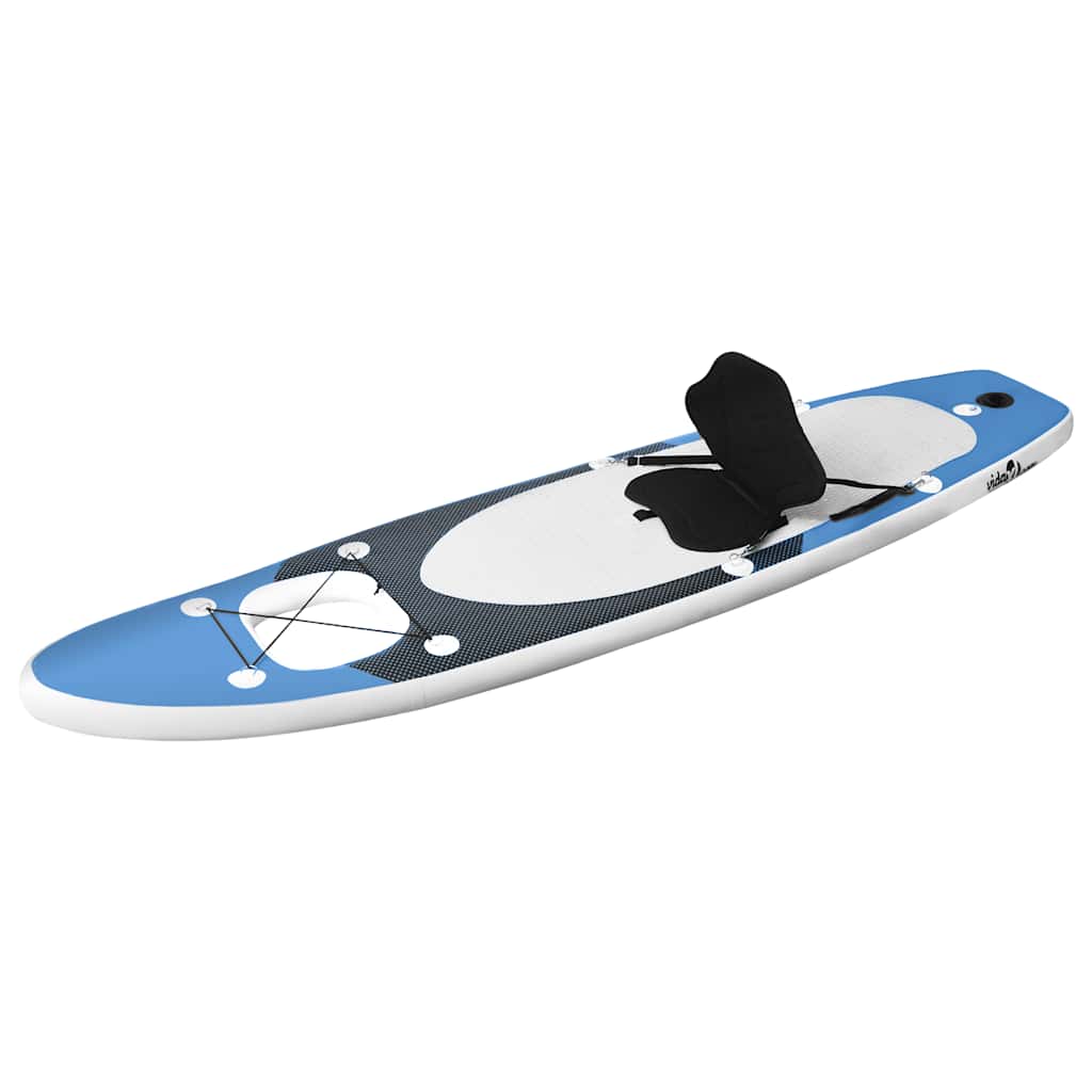 oppusteligt paddleboardsæt 360x81x10 cm havblå