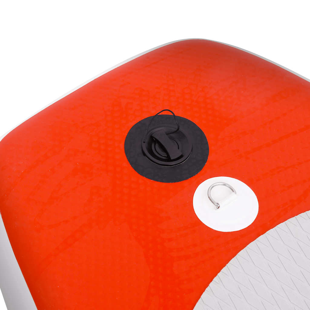 oppusteligt paddleboardsæt 360x81x10 cm rød