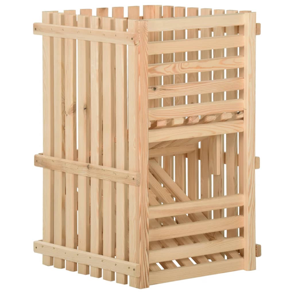 kartoffelkasse 50x50x80 cm massivt fyrretræ