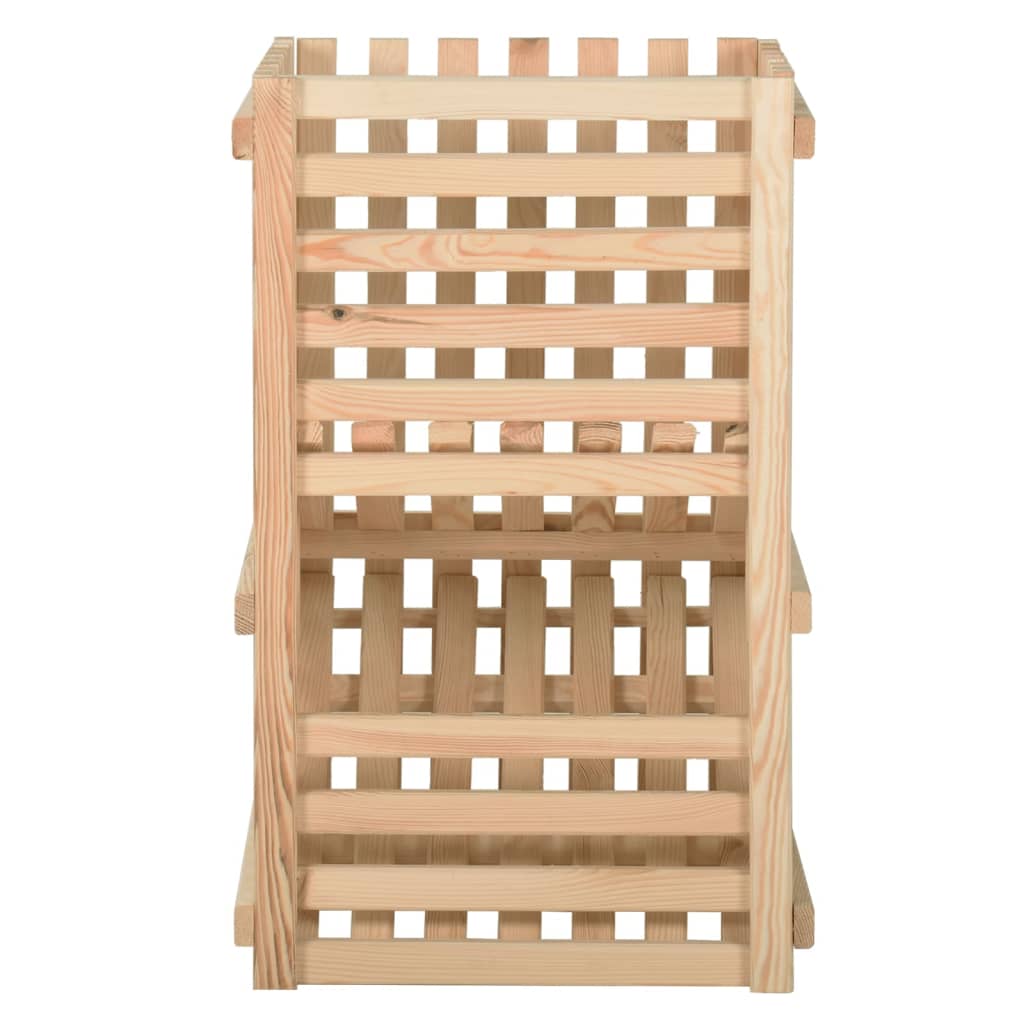 kartoffelkasse 50x50x80 cm massivt fyrretræ