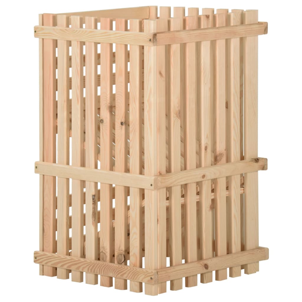 kartoffelkasse 50x50x80 cm massivt fyrretræ