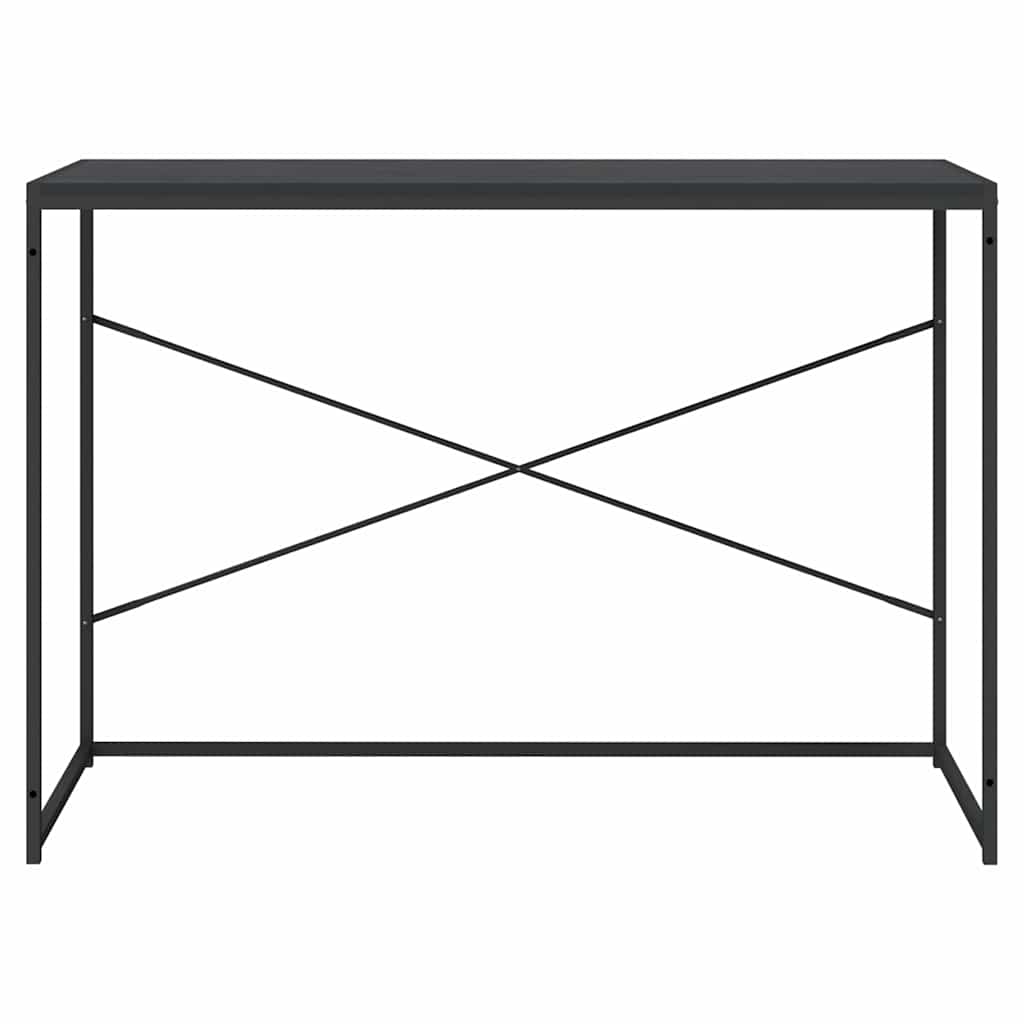 computerbord 110x60x70 cm konstrueret træ sort