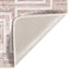 gulvtæppe 80x150 cm vaskbart beige