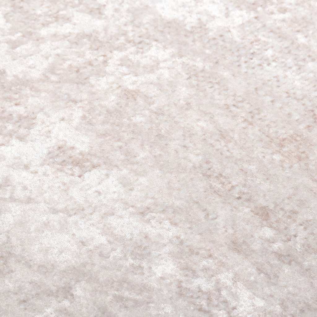 gulvtæppe 80x150 cm vaskbart lys beige
