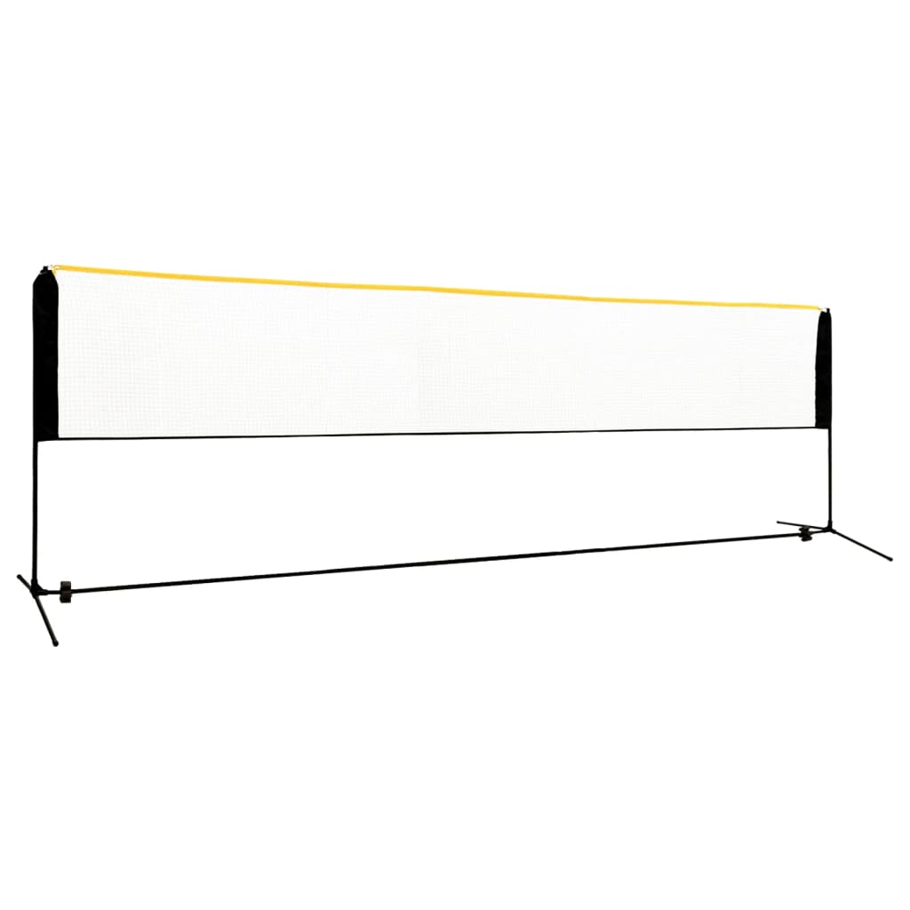 justerbart badmintonnet 500x103x94-158 cm metal